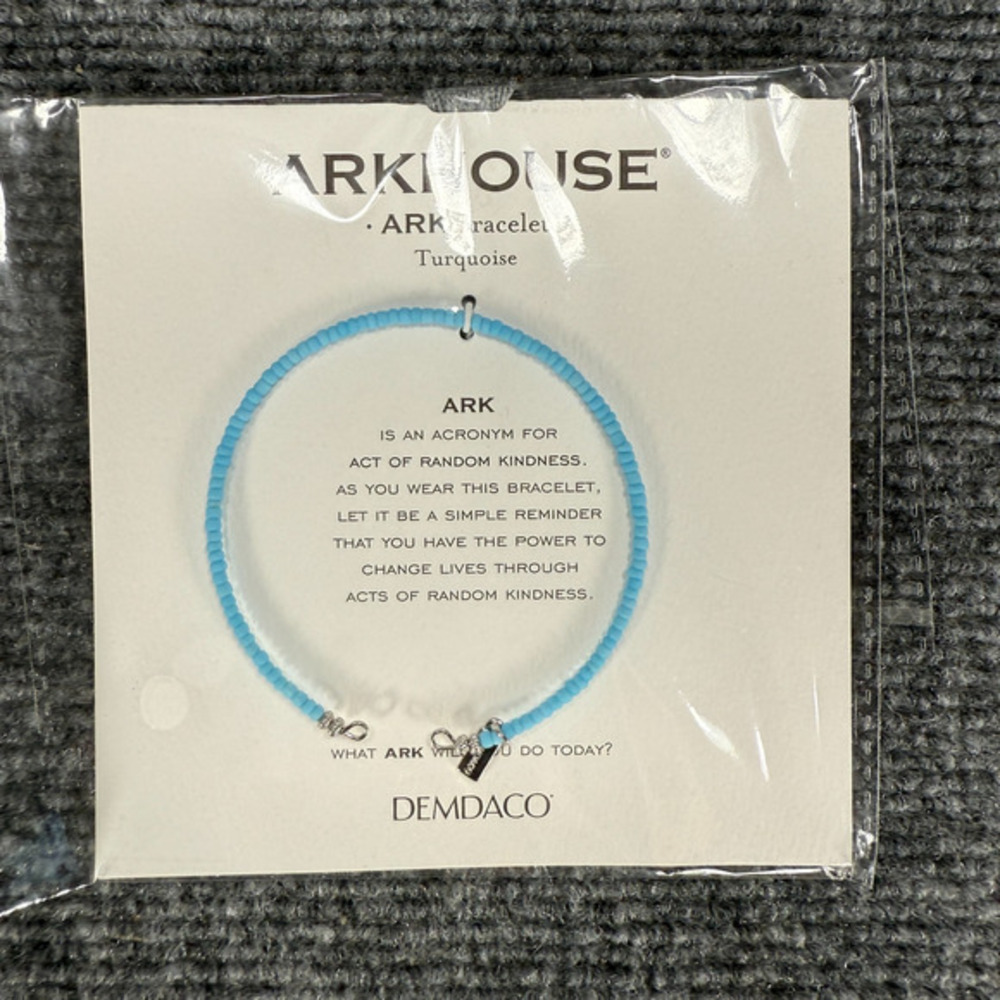 Demdaco Ark Arkhouse Bracelet Turquoise Beaded Act of Random Kindness Gift New